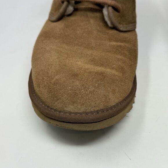 UGG Maksim Chukka Ankle Boots Mens 12 Brown Suede Shearling Lined Preppy 1126879 - Picture 7 of 16